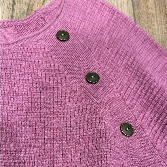 Maurice's Purple Button-Accent Sweater - Picture 2 of 4